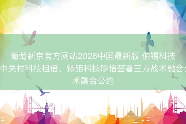葡萄新京官方网站2026中国最新版 伯镭科技: 与中关村科技租借、铱钼科技珍惜签署三方战术融合公约