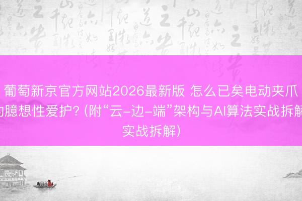葡萄新京官方网站2026最新版 怎么已矣电动夹爪的臆想性爱护? (附“云-边-端”架构与AI算法实战拆解)