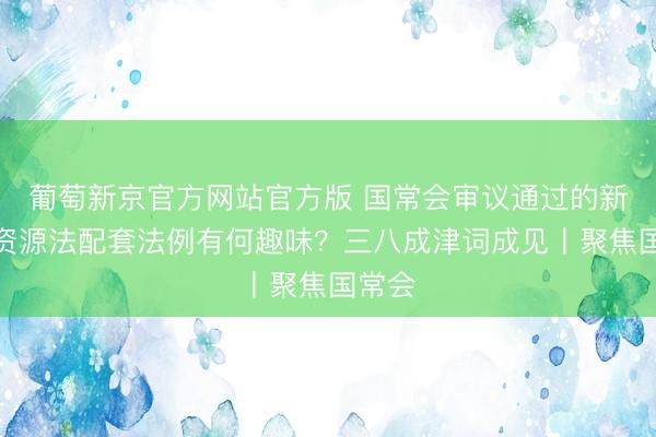 葡萄新京官方网站官方版 国常会审议通过的新矿产资源法配套法例有何趣味？三八成津词成见丨聚焦国常会